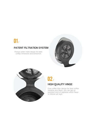 Gümüş İ Cafilas Nepc02 Yeniden Kullanılabilir Kahve Kapsülü Kahve Kapsülleri Filtresi Paslanmaz Çelik Kahve Makinesi Aks. 56600035