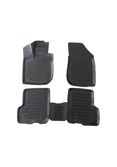 Teamcar Volkswagen Jetta 5 Paspas Siyah 3D Havuzlu 2005-2010 Tam