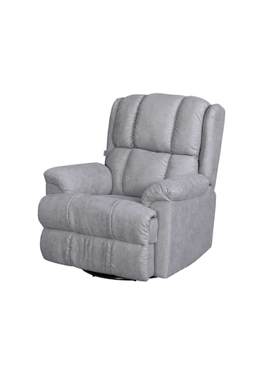 Siena Döner Mekanizmalı Baba Ve Tv Koltuğu-bej-gri Kumaş 87x97x98 Cm Gxyxd