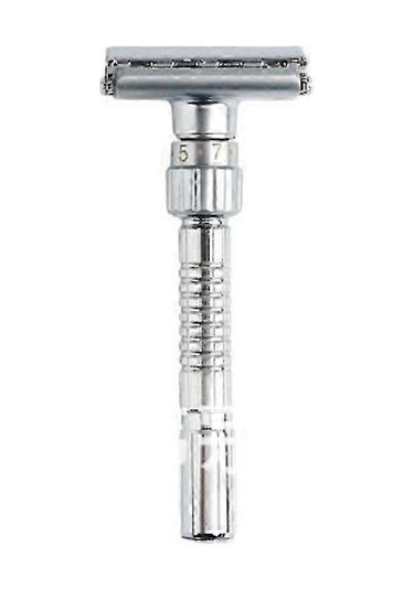 Alaşımlı Ayarlanabilir Başlıklı Ve Seyahat Çantası Dahil Manuel Çift Kenarlı Tıraş Güvenlik Tıraş Bıçakları