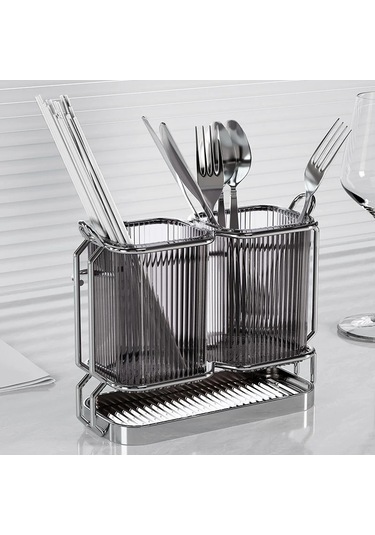 Liangmei Lüks Duvara Monte Yemek Çubukları Tutucu - Mutfak İçin -