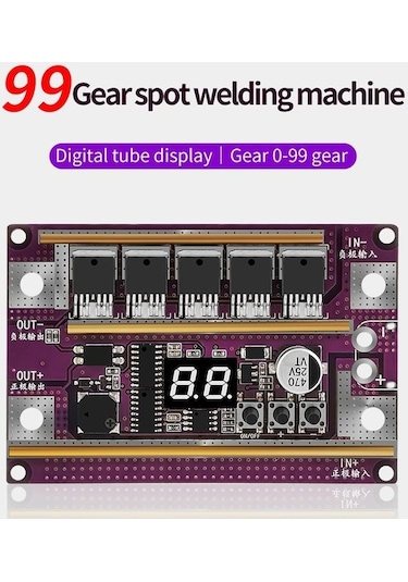 Pazly Silindirik Panosu Nokta Mini Makinesi Kontrol Kaynak Kaynak İçin Güç Dişli Ayarlanabilir 99 Qu