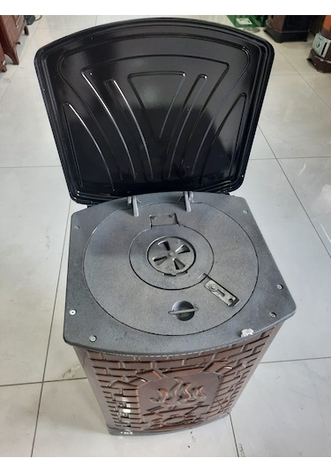 BEKAŞ MAKSİ HALK TİPİ 4 KÖŞELİ KOVALI SOBA ALTTAN HAVALI SOBA