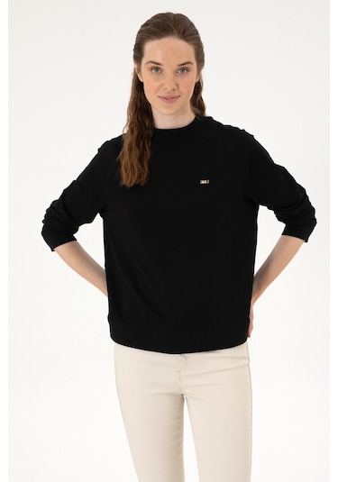 U.s. Polo Assn. Kadın Siyah Sweatshirt 50313610-vr046 Siyah