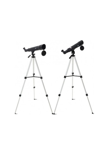 Nikula-25-75x60 Hd  Tripod Monoküler Kuş Gözlemciliği Zoomlu Dürbün Siyah