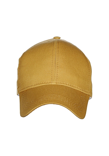 Düz Basic Unisex Şapka Fo 7073 Hardal Turkuaz