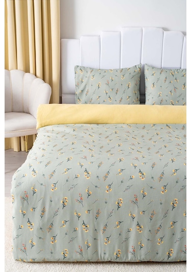 Sabrina Çift Kişilik Nevresim Takımı Pamuklu Çok Renkli