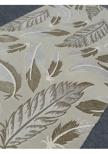 Saray Halı Vizyon 11498 Po 200x300 Krem Yeşil 6 M2 Halı