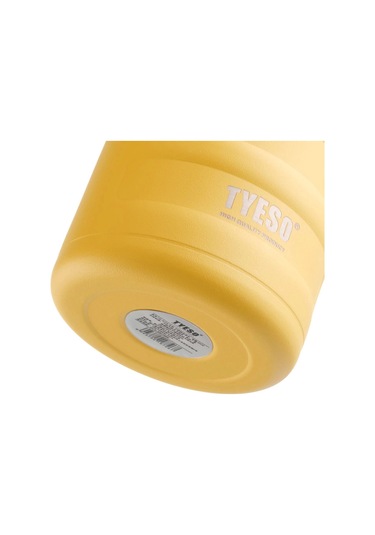 Paslanmaz Çelik Termos Su Şişesi 360ml Vakumlu Kapak Sarı İthal Ürün Sarı