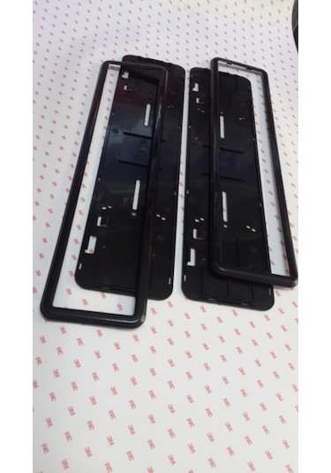 Ubak Yönetmeliğine Uygun . Parlak Siyah Plakalık 2 Adet 228108617