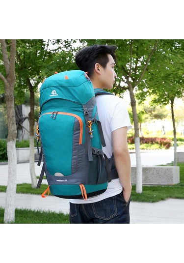 Weikani Çok Amaçlı Suya Dayanıklı 65l Outdoor Sırt Çantası Mavi