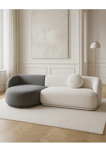 Lucas Modüler Köşe Takımı & Uzanmalı Köşe Sarı