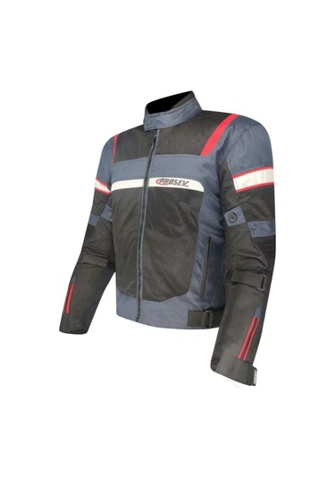 Motosiklet Montu 4 Mevsim Maxdura Kumaş File Çok Foksiyonlu Cepler Motor Mont Rature Blue