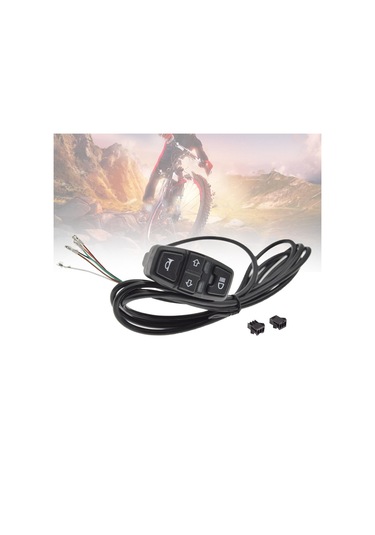 Suntek Ön Işık Boynuz Dönüş Işık Anahtarı Motosiklet Siyah