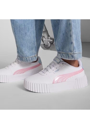 Puma Carina 3.0 Blurry Dreams Jr Günlük Sneaker Ayakkabı 40060701 Beyaz