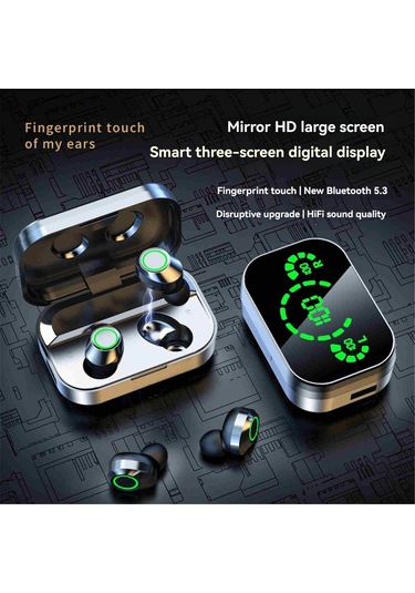Konesam Yd03 Tws Bluetooth Kulaklık, Yüksek Kaliteli Ses, Mikrofonlu, Büyük Kapasiteli Şarj Kutusu Ve Led Sayıcı