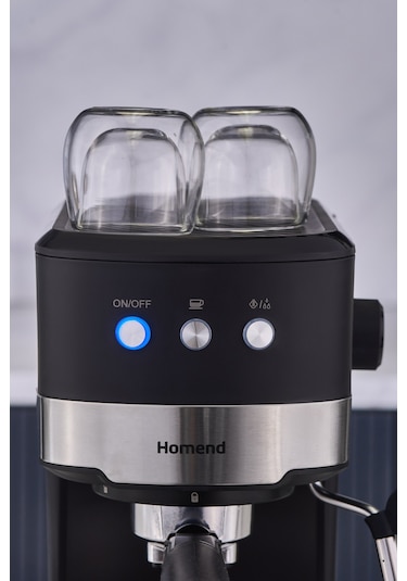 Homend Coffeebreak 5011H 1100 W 1.2L Süt Köpürtücülü 15 Bar Basınçlı Espresso Makinesi