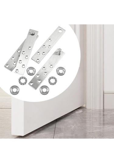 Homyl Kapı Pivot Menteşeleri 360 Derece Dönebilen Yatak Odası 15 Cm