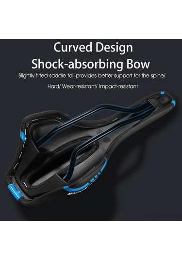 Suofeng Hafif Ve Konforlu West Bıkıng Bisiklet Sele - Orta Boşluklu, Hava Geçirgen, Yarış Ve Dağ Bisikletleri İçin Siyah