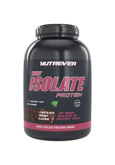 Nutrever Whey Isolate Protein 1800 Gr İzole Protein Tozu