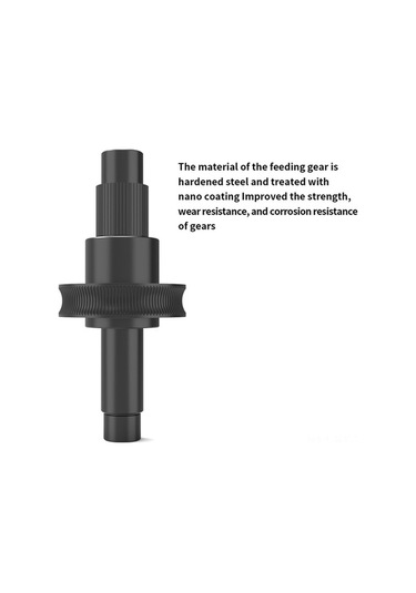 Fortunelane A1 Mini 3d Yazıcı Ekipmanı: Nanokaplama Çelik Ekstruder Dişlisi Seti - Pom Dişli + El Kolu Dahil