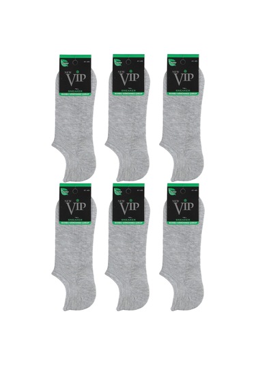 Bonbonetti Bonbonetti Erkek Bambu Sneakers 6 Li Çorap  Gri 40-44 Gri