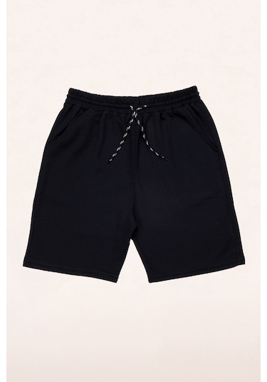 Spor Penye Short Siyah