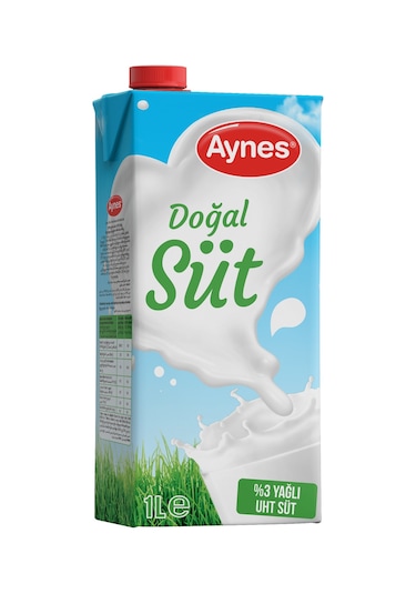 Aynes %3 Yağlı Süt 1 Lt X 6 Adet