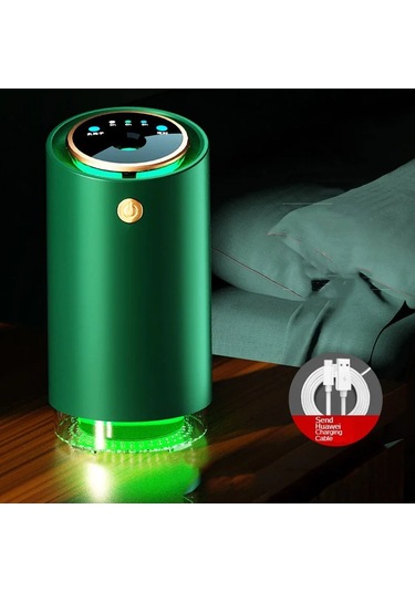 Skycity Usb Şarjlı Elektrikli Isıtmalı Sıvı Musluk, 20-30 M² Kullanıma Uygun, 6-8 Saat Pil Ömrü - Koyu Yeşil Model