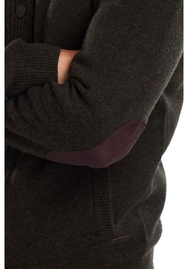 Barbour Patch Zip Through Hırka Gn73 Seaweed Kahverengi