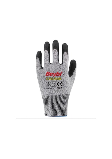 Beybi Cu600D Pu Kaplı Polietilen Kesilme Dirençli Örme Eldiven