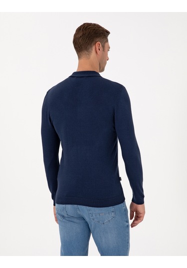 Pierre Cardin Erkek Açık Lacivert Kazak /triko 50314189-vr059 Açık Lacivert