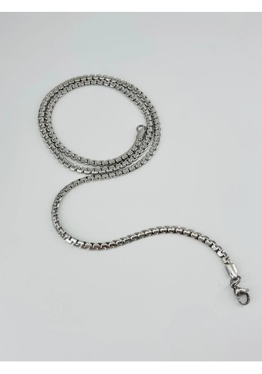 Gri Çelik Çelik Kolye 60 Cm - Ekl0056 Çok renkli