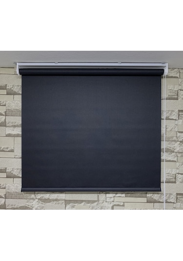 Mat Stor Perde Siyah Renk Alüminyum Kasa Tüm Ölçülerde