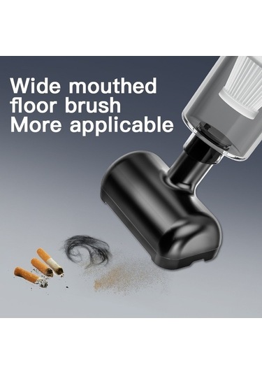 Wondernest Ve Taşınabilir Süpürge Sones Q108 Mini Kullanımlı Kablosuz Güçlü Ev Elektrikli El Cleaner Çift Beyaz Araba Ot Beyaz