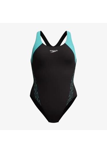 Speedo Hyprbm Splc Rcrbck 1pc Af Kadın Mavi Mayo 8-00372516243
