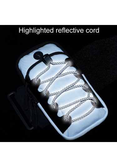 Açık Hava Sporları Yansıtıcı Cep Telefonu Kol Çantası Fitness Taşınabilir Cep Telefonu Paketi Gri Gri