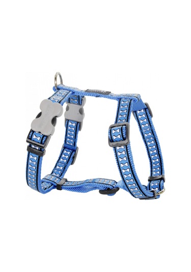 REDDİNGO REFLEKTÖRLÜ KEMİK DESENLİ MAVİ GÖĞÜS TASMASI M /20MM Çok Renkli