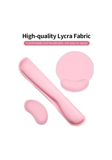 Pazly Ergonomik Hafızalı Köpük Klavye Ve Mouse Bilek Desteği, Yeşil