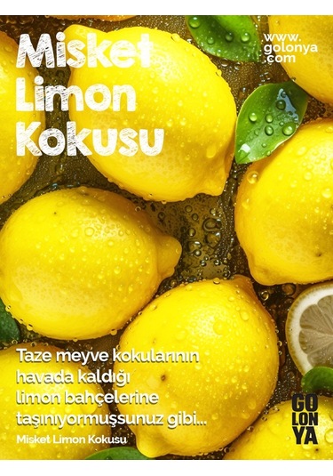 Golonya Misket Limon Kokulu Kolonya Cam Şişe 250 ML