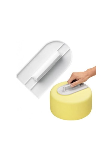 Sones 2 Adet Kek Pürüzsüzleştirici Cilalama Araçları Kek Dekorasyon Araçları Pürüzsüzleştirici Fondan Şekerleme Silikon Kalıp Dıy Mutfak Pişirme Aracı