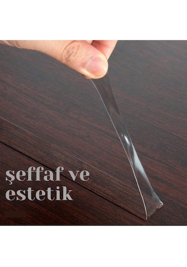 Carmind Çift Taraflı Bant Şeffaf Slikonlu Bant 5 Metre 40Mm X 5Mt