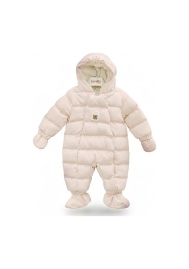 Benitto Kids Kız Bebek Astronot Tulum 51376 Krem