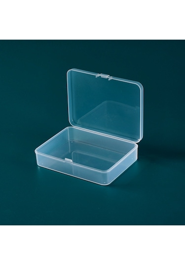 Sones 10 Adet Dikdörtgen Pp Plastik Kutu Şeffaf Ambalaj Kutusu Kapaklı Plastik Parçalar Donanım Alet Saklama Kutusu