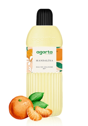 Agarta 80 Derece Mandalina Kolonyası Pet Şişe 400 ML