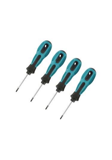 Konesam Profesyonel Triangular Tornavida Seti - Krom-vanadyum Çelik, Ergonomik Pp Sap, Manyetik Uç, 4'lü Paket 1.8-3mm