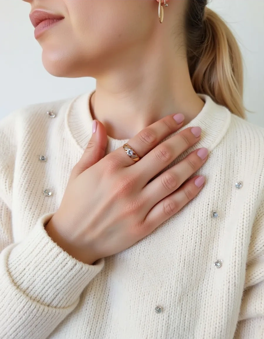 Xuping Kadın Yüzük Altın Renkli Taşlı Tıbbi Alaşım 209254051 Diğer