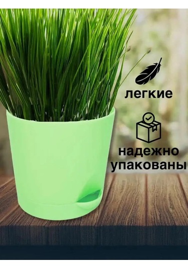 Interm Orkide Çiçek Sukulent Kaktüs İçin 1 Litre Otomatik Sulama Saksısı 137699991