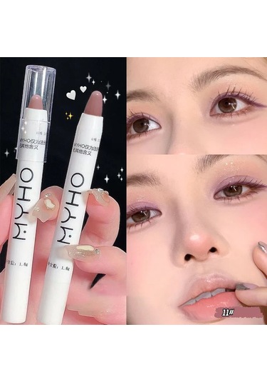 Dumanlı Mat Siyah Göz Farı Yalan İpekböceği Fosforlu Kalem Kore Gözler Makyaj 11 Light Coffee 01