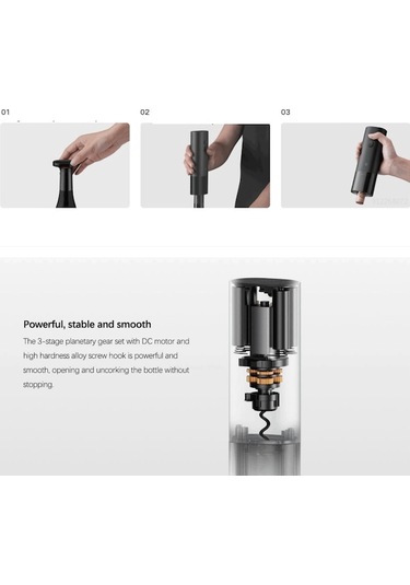 Xianwen Xiaomi Mijia Elektrikli Şarap Açacağı Kgj001t Bakır